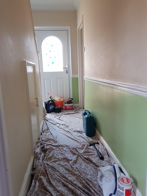 Landing, Staircase and Hallway full paint refurbishment
